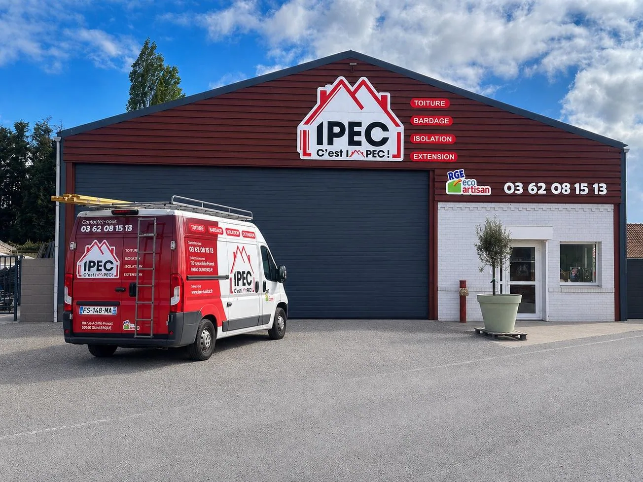 Chantier de rénovation IPEC à Dunkerque